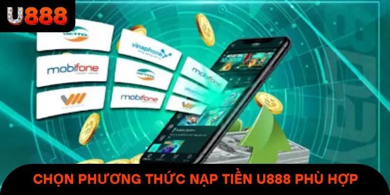 Các phương thức nạp tiền U888